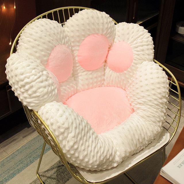 Comfy and Cozy Bear&Cat Paw Pillow - Plush Animal Seat Cushion for Comfortable and Relaxation