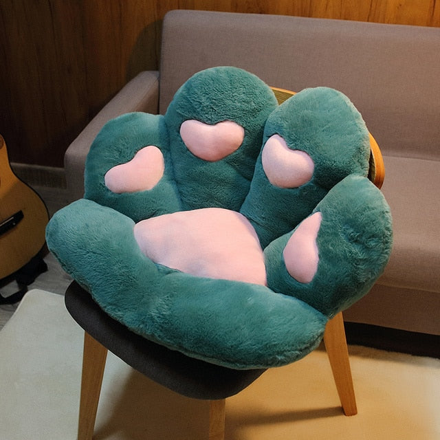 Comfy and Cozy Bear&Cat Paw Pillow - Plush Animal Seat Cushion for Comfortable and Relaxation