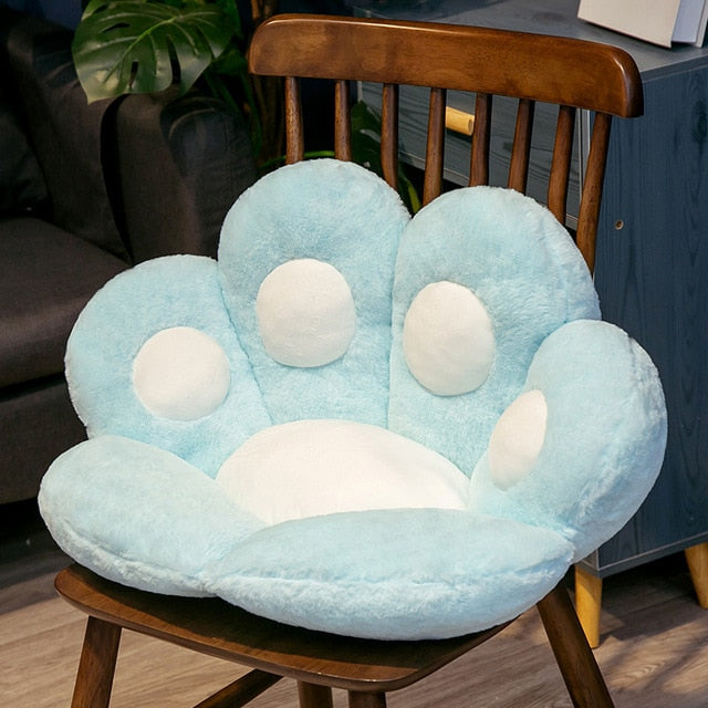 Comfy and Cozy Bear&Cat Paw Pillow - Plush Animal Seat Cushion for Comfortable and Relaxation
