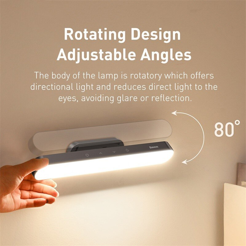 Versatile Hanging Magnetic LED Night Light - Rechargeable Lamp for Home Lighting