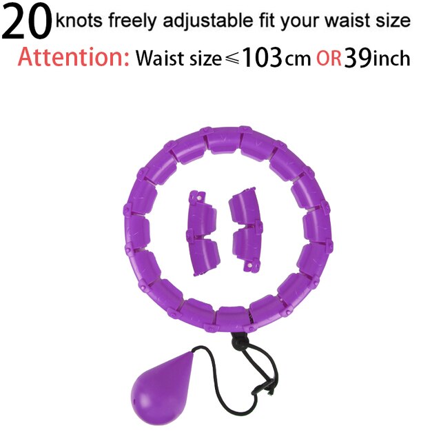 Adjustable Fitness Hoop: The Fun and Effective Way to Lose Weight and Burn Fat