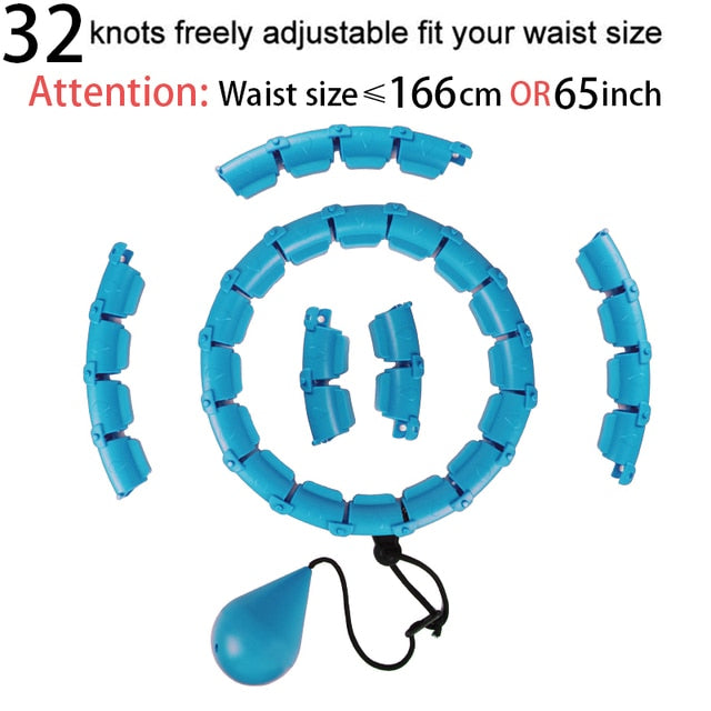 Adjustable Fitness Hoop: The Fun and Effective Way to Lose Weight and Burn Fat
