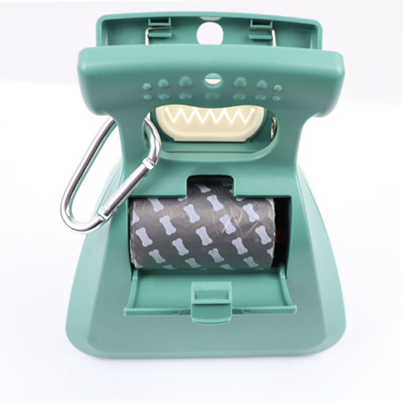 EcoPaws Foldable Pet Pooper Scooper - Animal-Friendly Travel Cleaner with Decomposable Bags