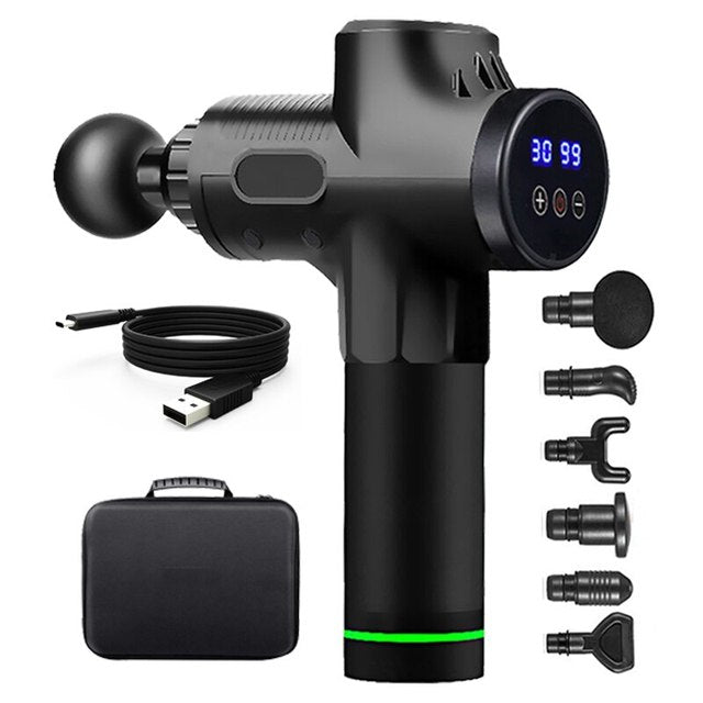 Electric Percussion Full Body Massage Gun for Muscle Relaxation and Pain Relief