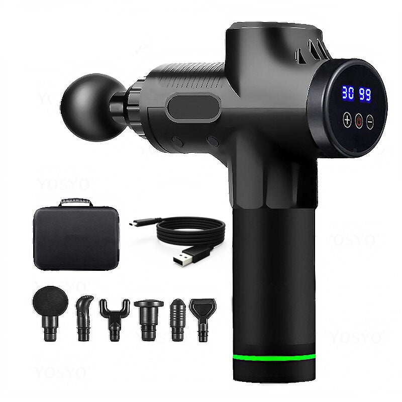 Electric Percussion Full Body Massage Gun for Muscle Relaxation and Pain Relief