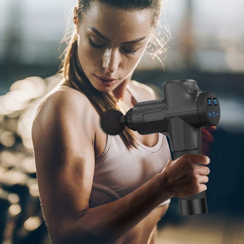 Electric Percussion Full Body Massage Gun for Muscle Relaxation and Pain Relief