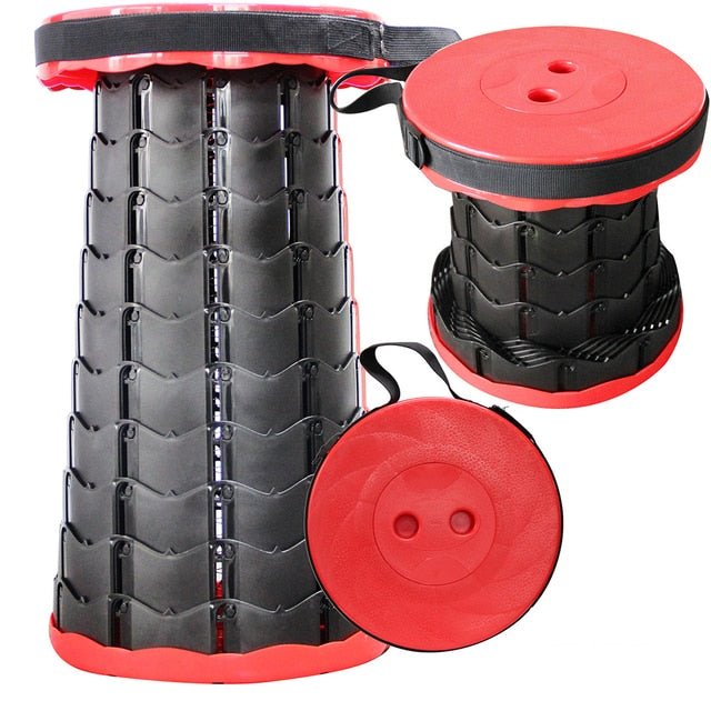 Essential Portable Outdoor Furniture Retractable Stool Chair - Must-Have for Camping, Garden, and Outdoor Activities