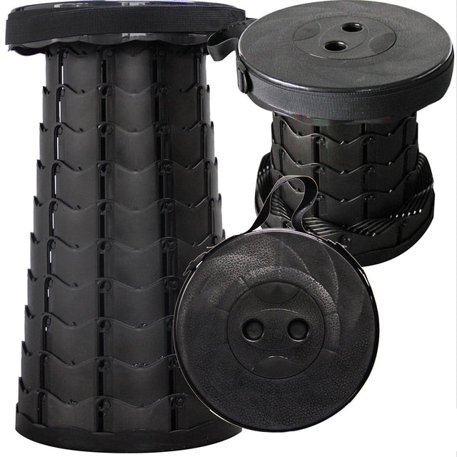 Essential Portable Outdoor Furniture Retractable Stool Chair - Must-Have for Camping, Garden, and Outdoor Activities