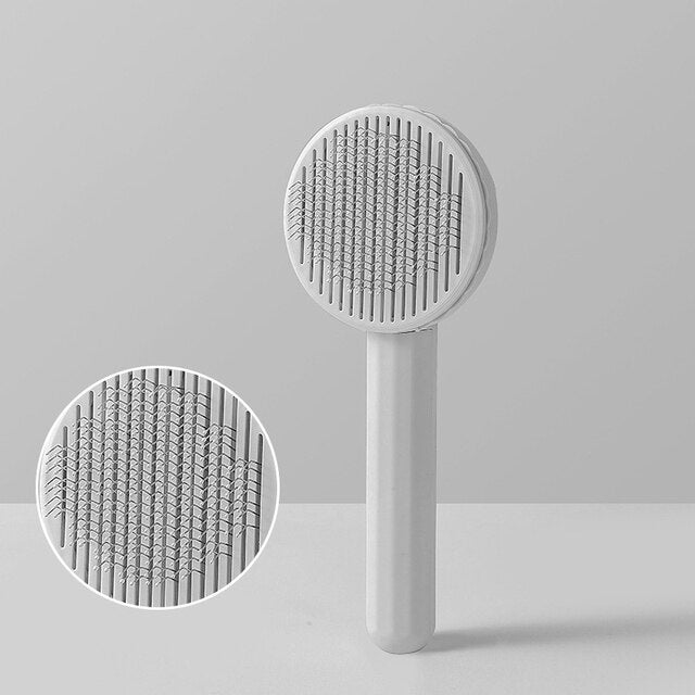 The Ultimate Self-Cleaning Slicker Brush for Cats and Dogs