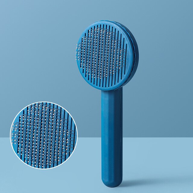 The Ultimate Self-Cleaning Slicker Brush for Cats and Dogs