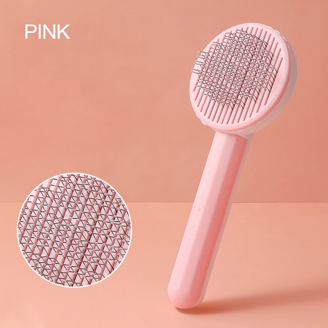 The Ultimate Self-Cleaning Slicker Brush for Cats and Dogs