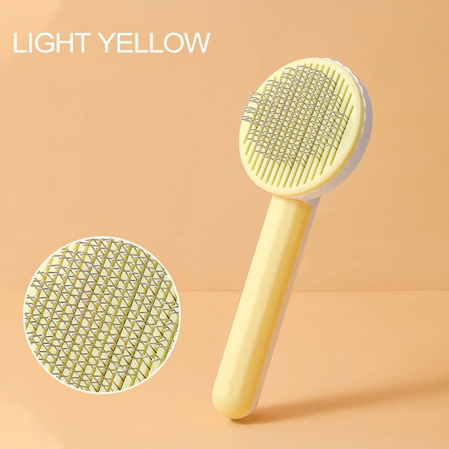 The Ultimate Self-Cleaning Slicker Brush for Cats and Dogs