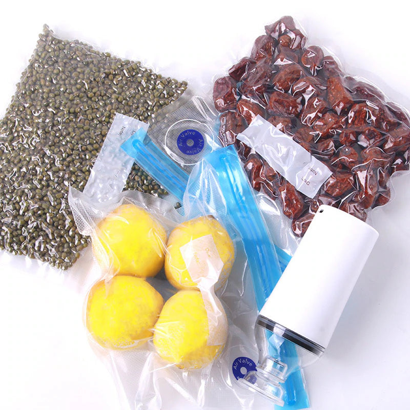 Ultimate Reusable Vacuum Food Storage Set: With Electric Handheld Vacuum Sealer Pump and Sous Vide Bags