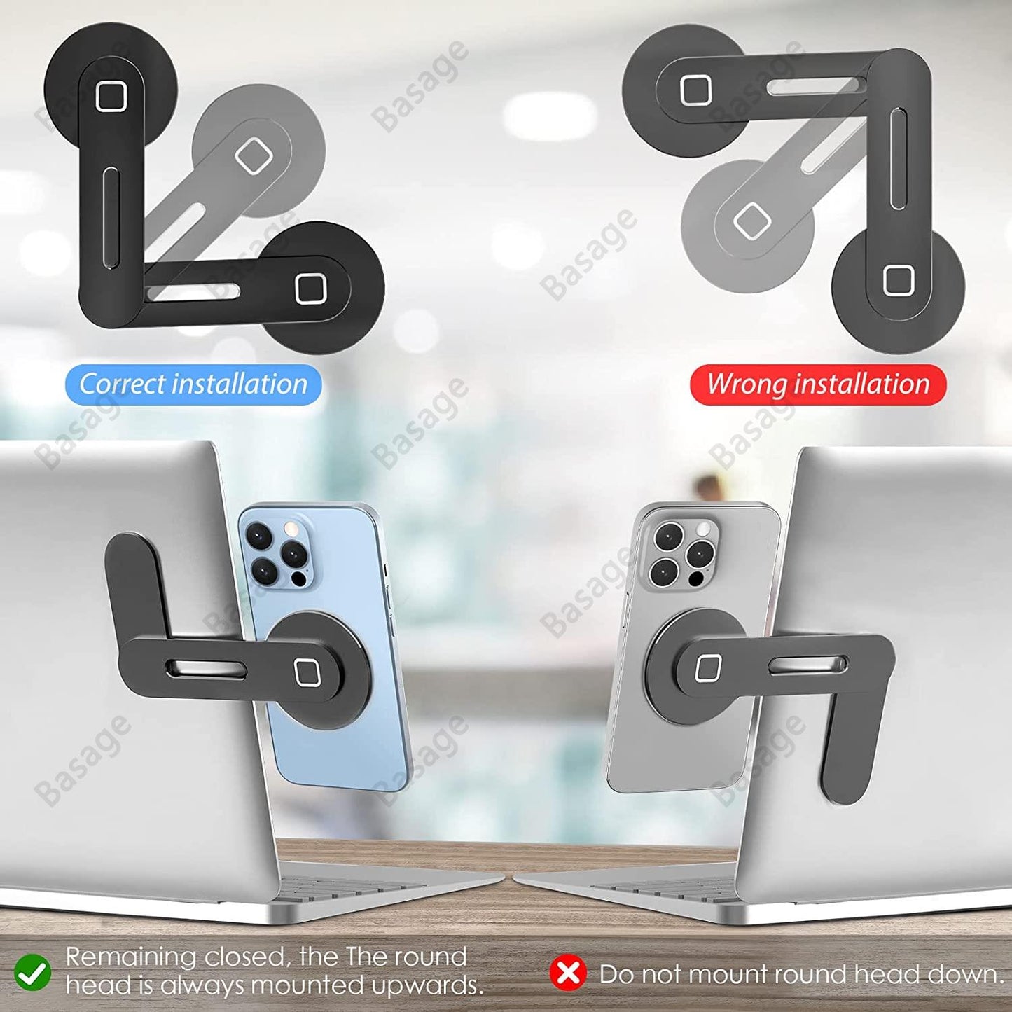 Convenient Magnetic Laptop Phone Holder: Streamline Your Mobile Experience