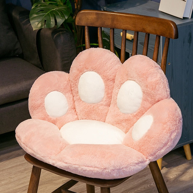 Comfy and Cozy Bear&Cat Paw Pillow - Plush Animal Seat Cushion for Comfortable and Relaxation