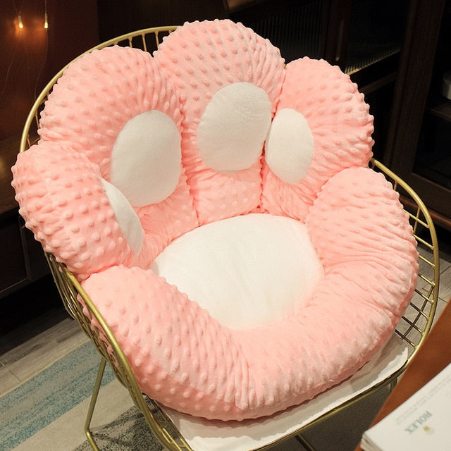 Comfy and Cozy Bear&Cat Paw Pillow - Plush Animal Seat Cushion for Comfortable and Relaxation