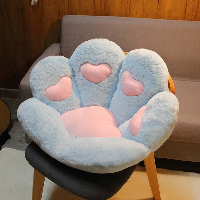 Comfy and Cozy Bear&Cat Paw Pillow - Plush Animal Seat Cushion for Comfortable and Relaxation