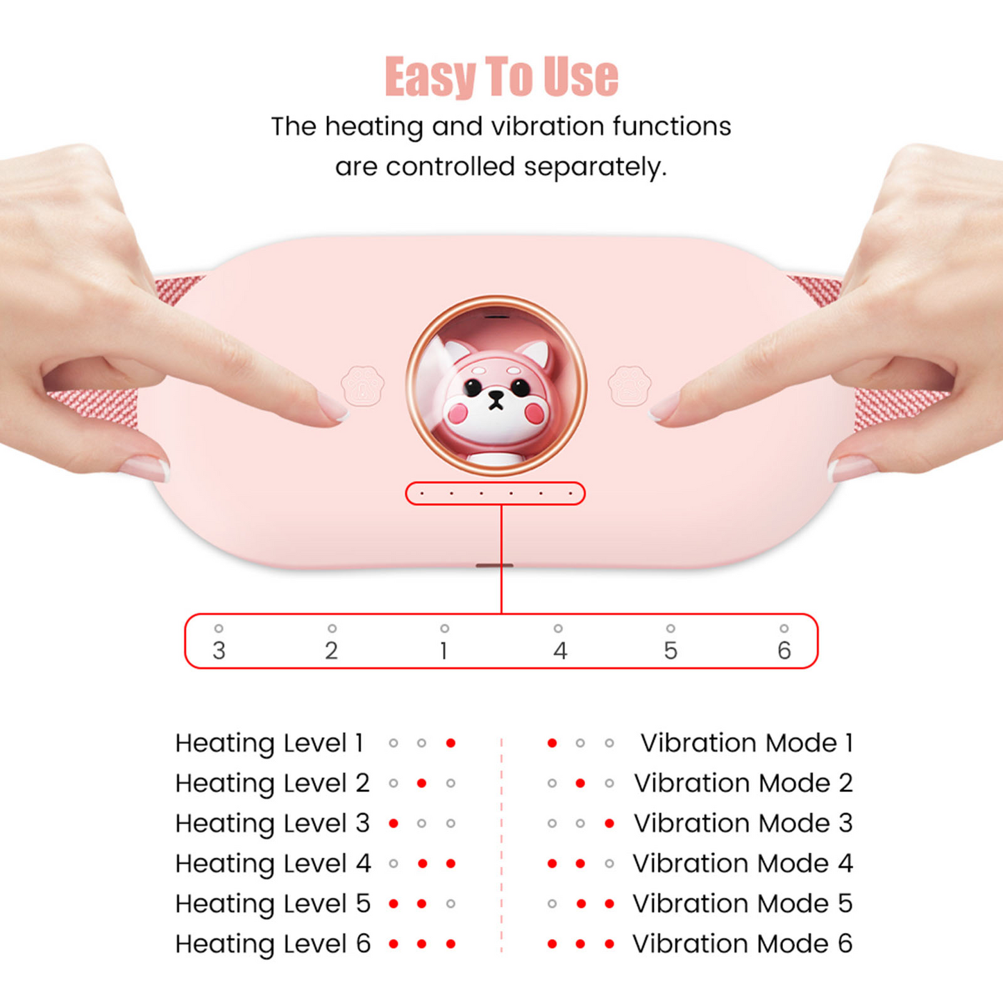 Ultimate Menstrual Heating Self Massage Heat Pad - Portable Pain Relief Warming Belt