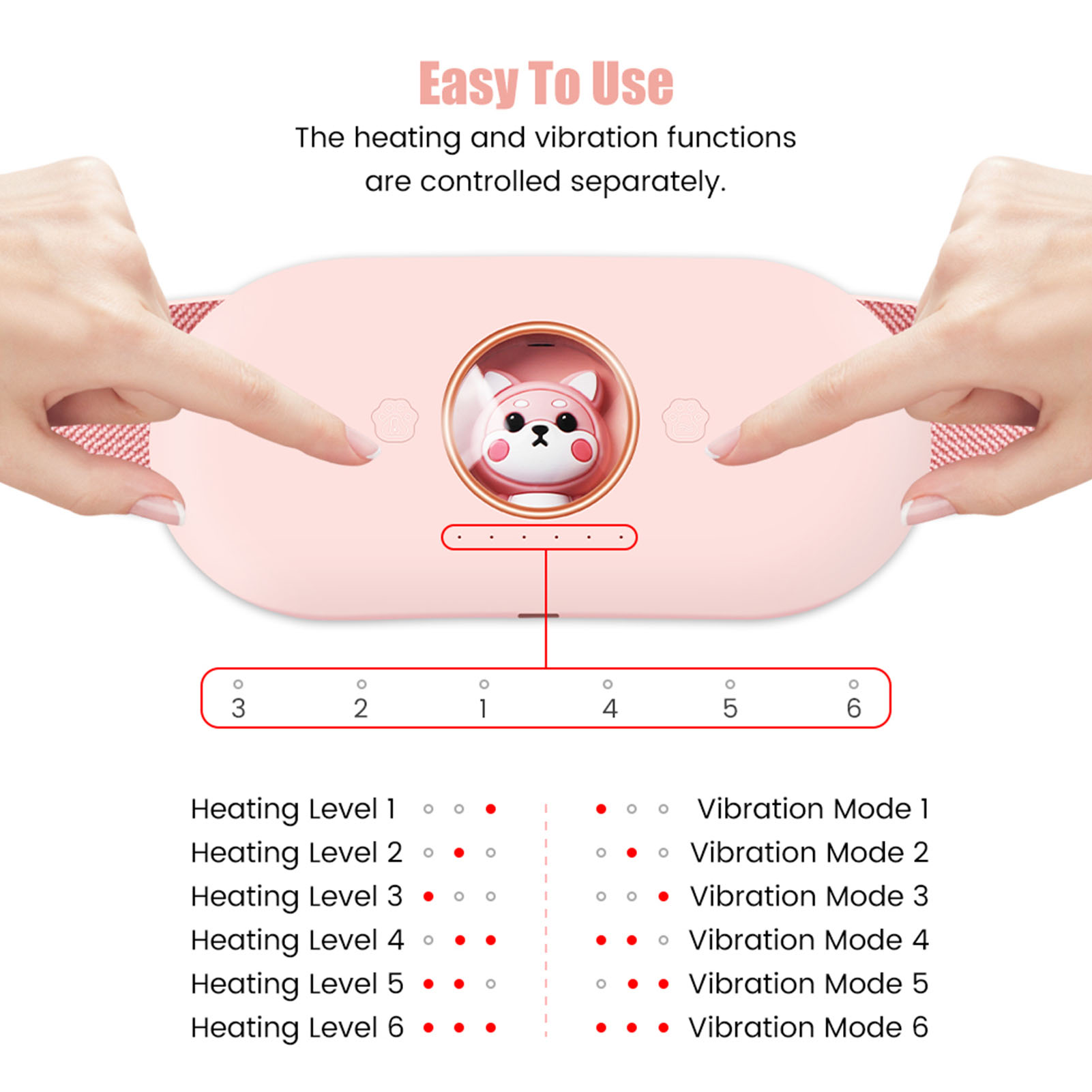 Ultimate Menstrual Heating Self Massage Heat Pad - Portable Pain Relief Warming Belt