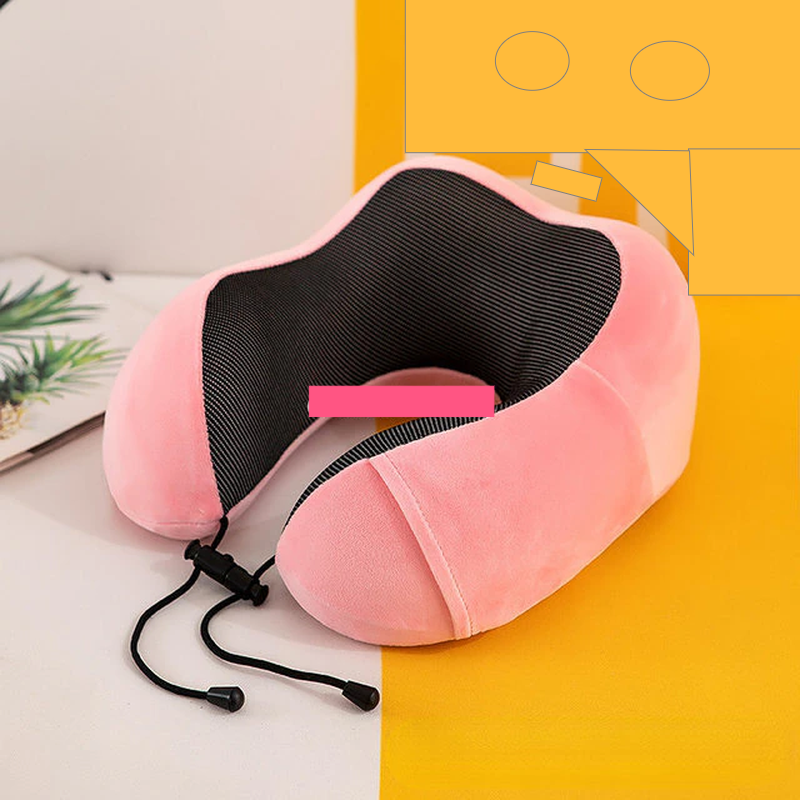 Neck Bliss Memory Foam U-Neck Pillow: Pain-Free Journeys & Home Relaxation