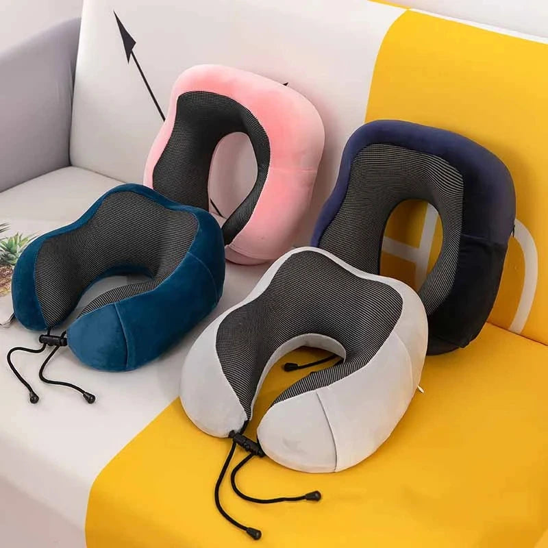 Neck Bliss Memory Foam U-Neck Pillow: Pain-Free Journeys & Home Relaxation