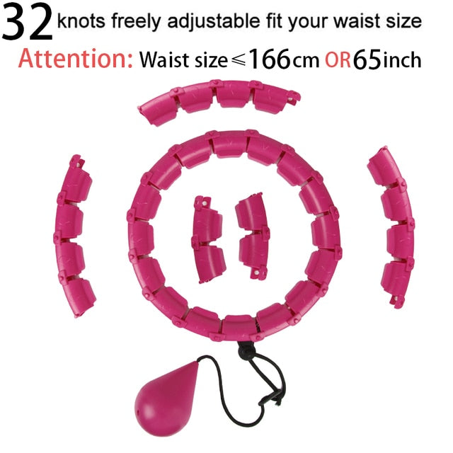 Adjustable Fitness Hoop: The Fun and Effective Way to Lose Weight and Burn Fat