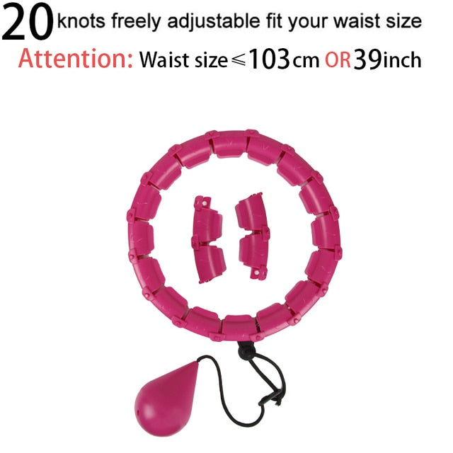 Adjustable Fitness Hoop: The Fun and Effective Way to Lose Weight and Burn Fat