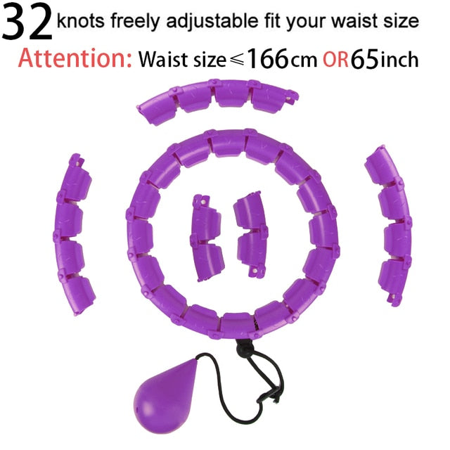 Adjustable Fitness Hoop: The Fun and Effective Way to Lose Weight and Burn Fat