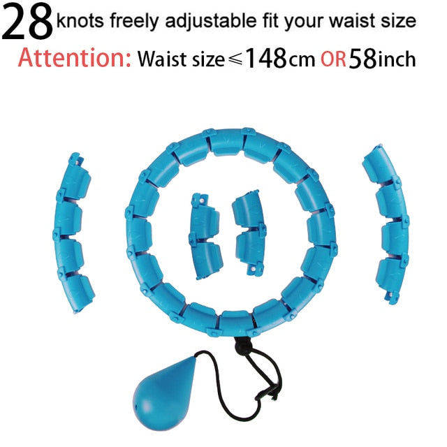 Adjustable Fitness Hoop: The Fun and Effective Way to Lose Weight and Burn Fat