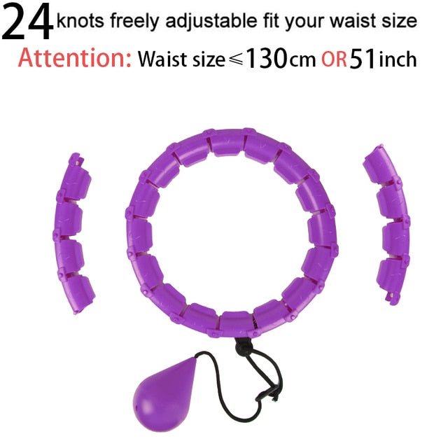 Adjustable Fitness Hoop: The Fun and Effective Way to Lose Weight and Burn Fat
