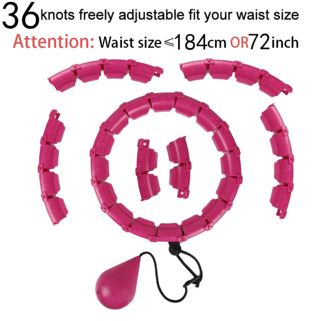 Adjustable Fitness Hoop: The Fun and Effective Way to Lose Weight and Burn Fat