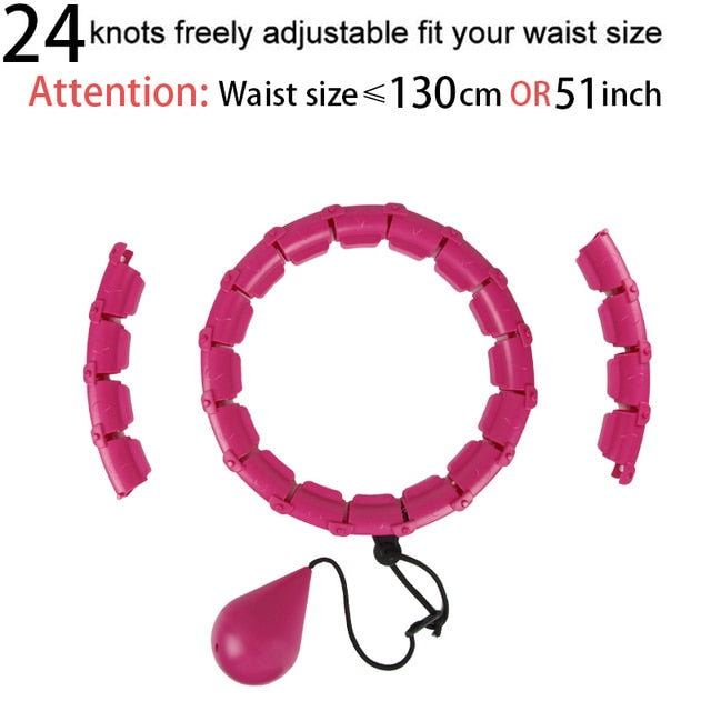 Adjustable Fitness Hoop: The Fun and Effective Way to Lose Weight and Burn Fat