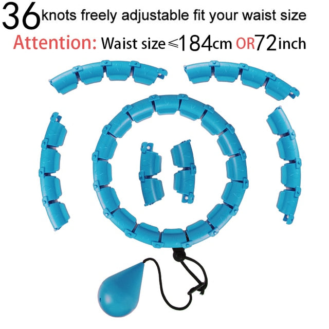 Adjustable Fitness Hoop: The Fun and Effective Way to Lose Weight and Burn Fat