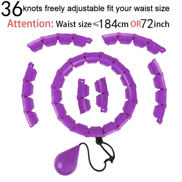 Adjustable Fitness Hoop: The Fun and Effective Way to Lose Weight and Burn Fat
