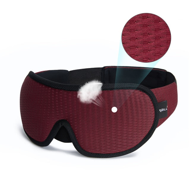 Indulge in Blissful Sleep - 3D Sleeping Mask: Your Gateway to Total Darkness and Tranquility