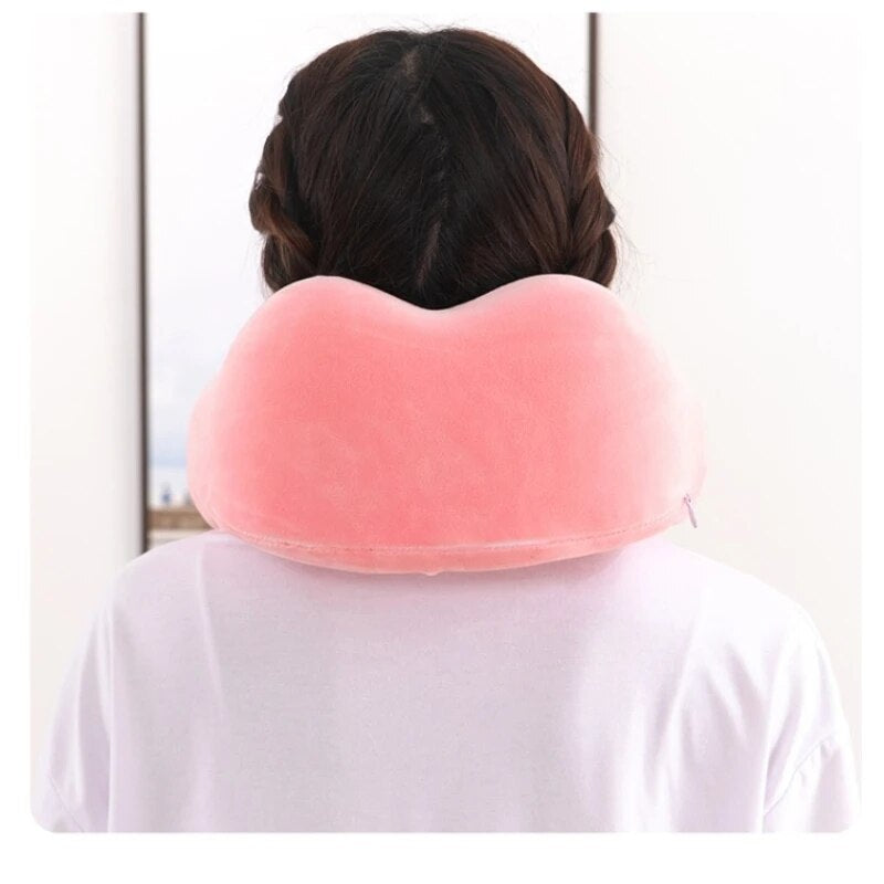Neck Bliss Memory Foam U-Neck Pillow: Pain-Free Journeys & Home Relaxation