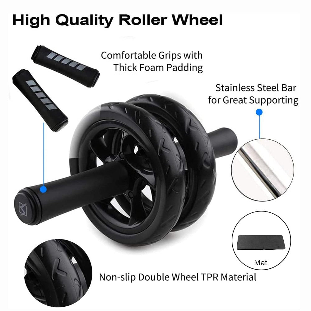 Non-Slip Abdominal Core Strength AB Roller