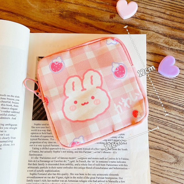 Adorable and Cute Large Capacity Sanitary Pads Storage Bags 