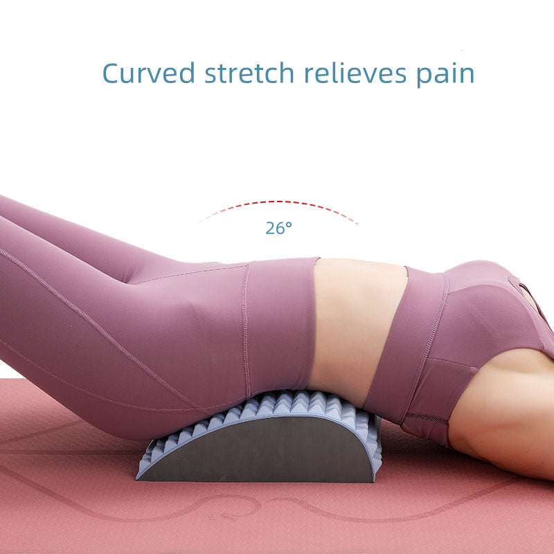 2 in1 PainEazy Lumbar Support Stretcher Pillow - The Ultimate Back Pain Massager and Posture Corrector