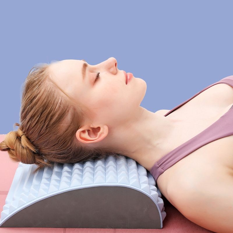 2 in1 PainEazy Lumbar Support Stretcher Pillow - The Ultimate Back Pain Massager and Posture Corrector